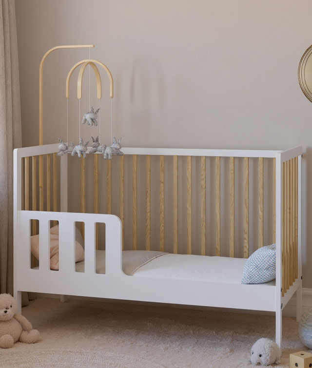 βρεφικο κρεβατακι μετατρεπόμενο 1