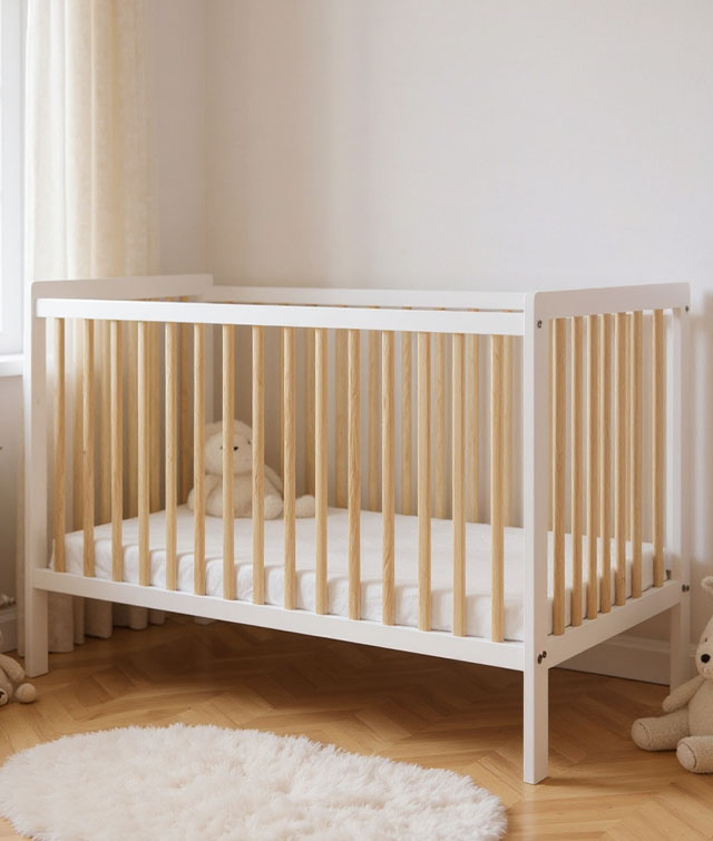 βρεφικο κρεβατακι μετατρεπόμενο 2