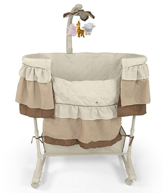 κουνιστό λίκνο μωρου με ροδες και τηλεχειριστήριο 3