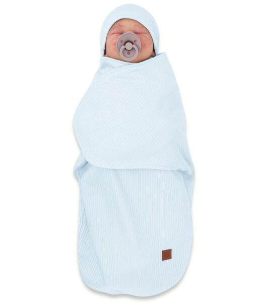 Κουβέρτα φασκιώματος Swaddle με σκουφακι 10