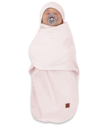Κουβέρτα φασκιώματος Swaddle με σκουφακι 4