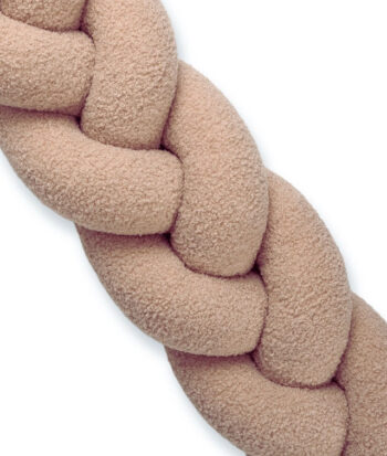 προστατευτικο κουνιας πλεξουδα μπουκλε