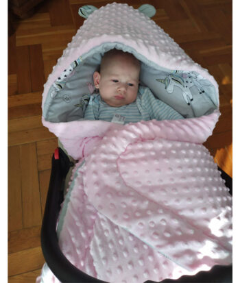 χειμωνιάτικη κουβερτα για καροτση 2