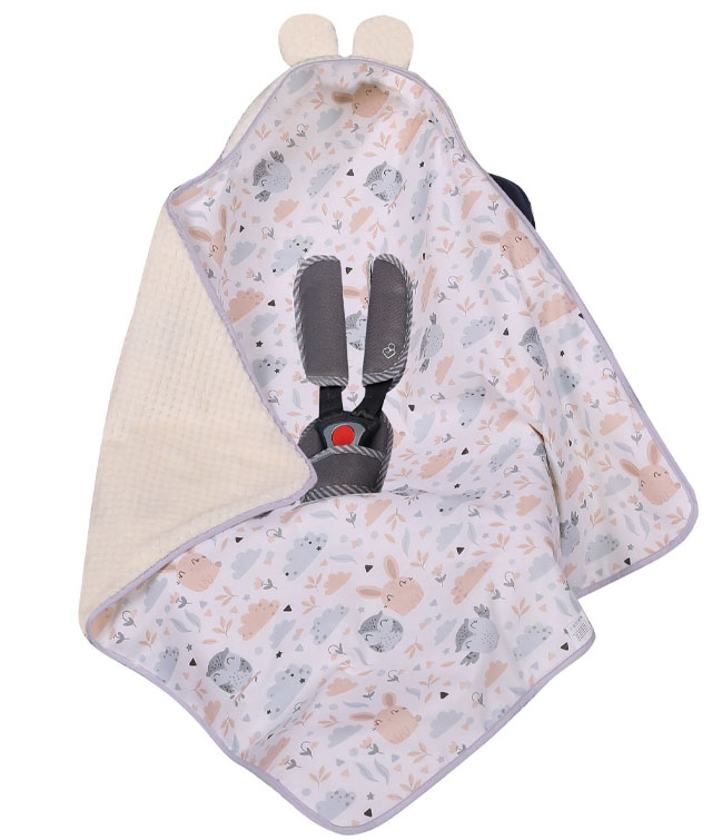 χειμωνιάτικη κουβερτα για καροτση 5