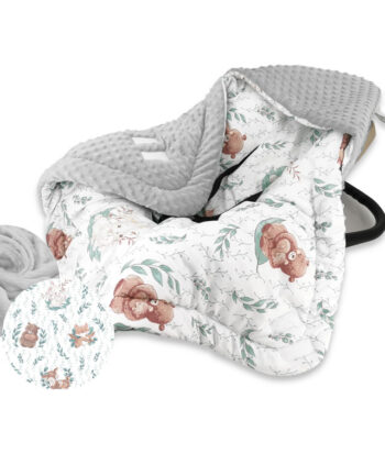 χειμωνιάτικη κουβερτα για καροτση 7