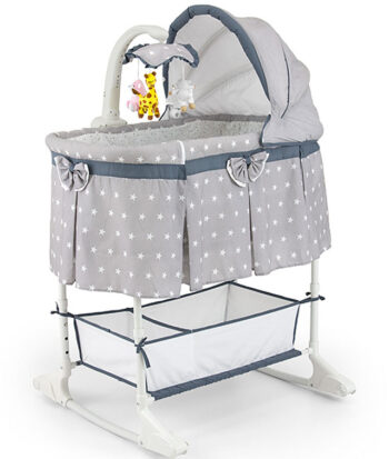 Κουνιστό λίκνο μωρού με ροδάκια 1