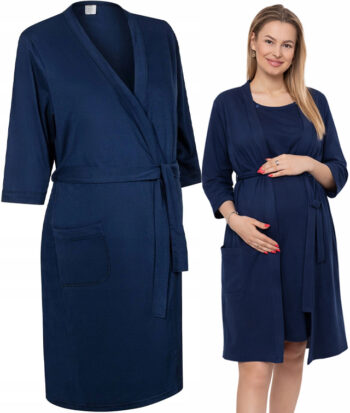 Σετ για μαιευτήριο ρόμπα με νυχτικό 5