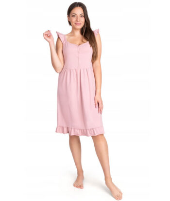 βαμβακερό νυχτικό εγκυμοσύνης και θηλασμού 7