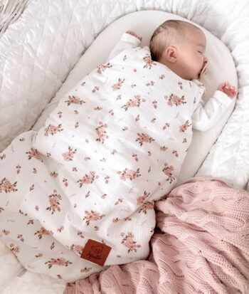 βρεφικος υπνοσακος απο μουσελινα βαμβακερος 5