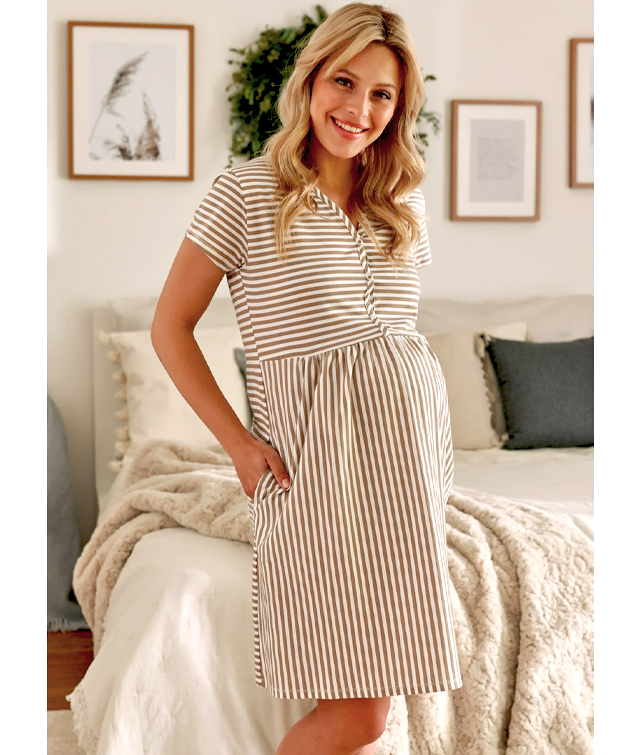 νυχτικό εγκυμοσυνης με κουμπακια 9