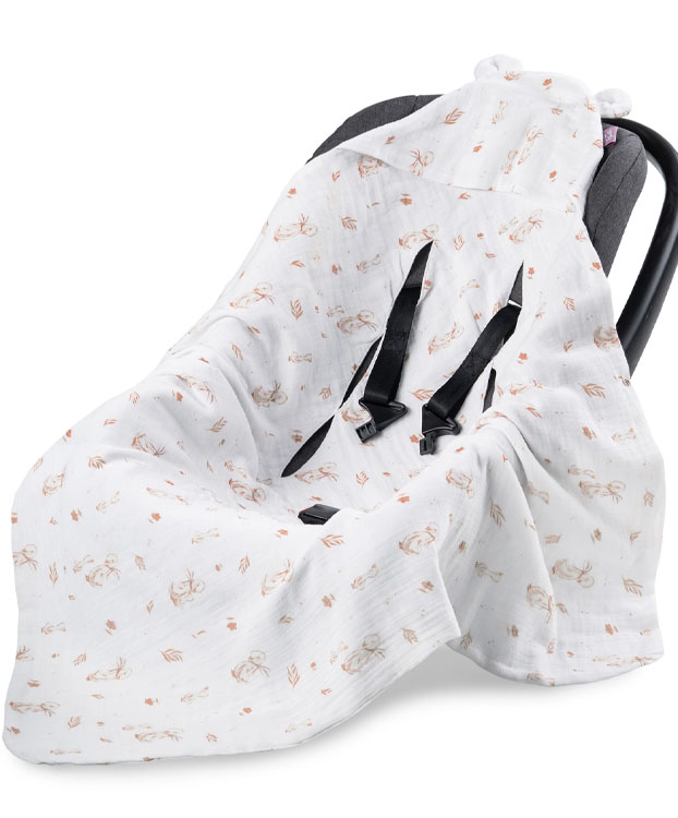 καλοκαιρινη κουβερτα για καροτσι βαμβακερη 12