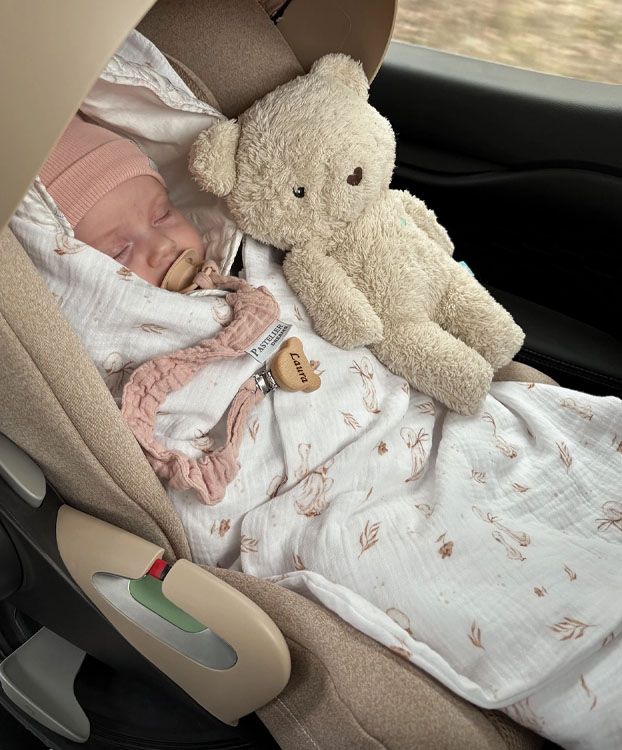 καλοκαιρινη κουβερτα για καροτσι βαμβακερη 14