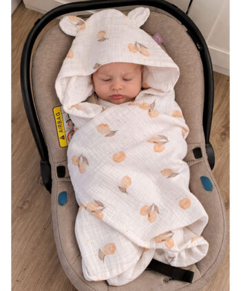 καλοκαιρινη κουβερτα για καροτσι βαμβακερη 7